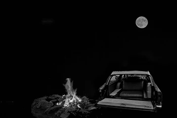 1975 AMC Matador Station Wagon in a Sagebrush Field